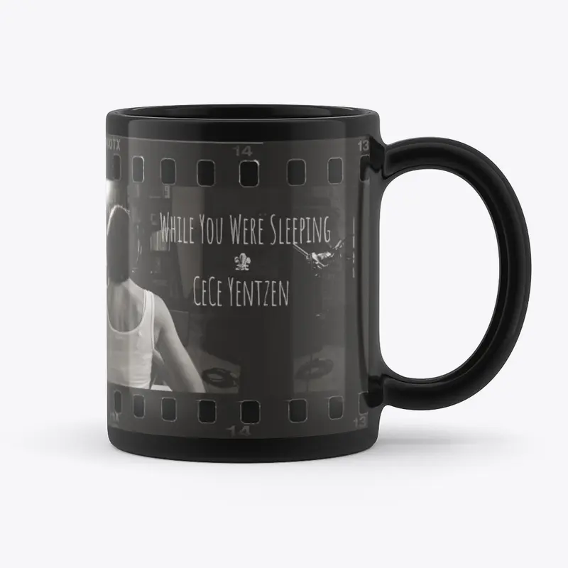 While You Were Sleeping Black Mug